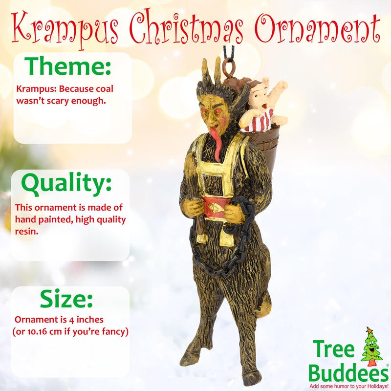 Tree Buddees Scary Krampus Horror Christmas Ornaments - Image 2